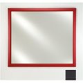 Afina Corporation Afina Corporation FM2030COLBK 20 in.x 30 in.Signature Plain Mirror - Colorgrain Black FM2030COLBK